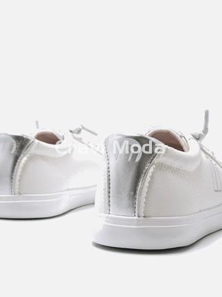 ZAPATILLA BLANCA BASICA - Imagen 2