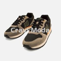 ZAPATILLA COMBINADA OSCURA - Imagen 1