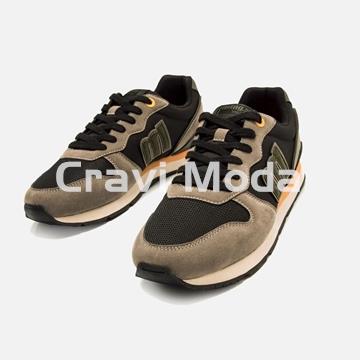 ZAPATILLA COMBINADA OSCURA - Imagen 1