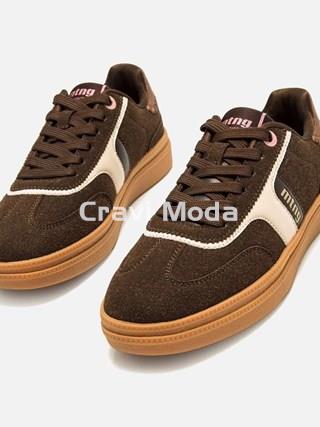 ZAPATILLA MARRÓN CHOCOLATE - Imagen 1